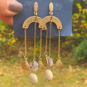 NWT Metal & Resin Mobile Dangle Earrings